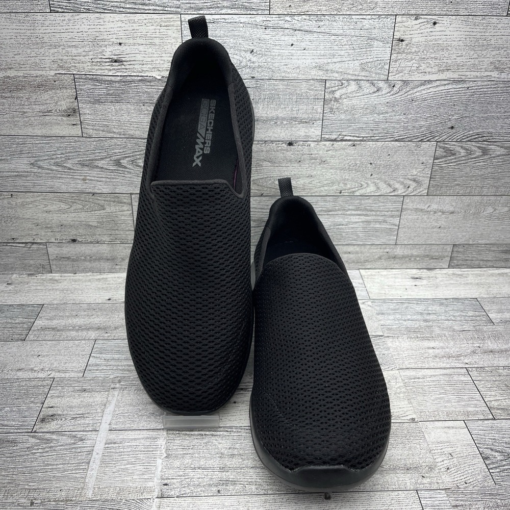 Skechers Go Walk Gen Casual Black Slip On Shoes 15600 Women Size 10